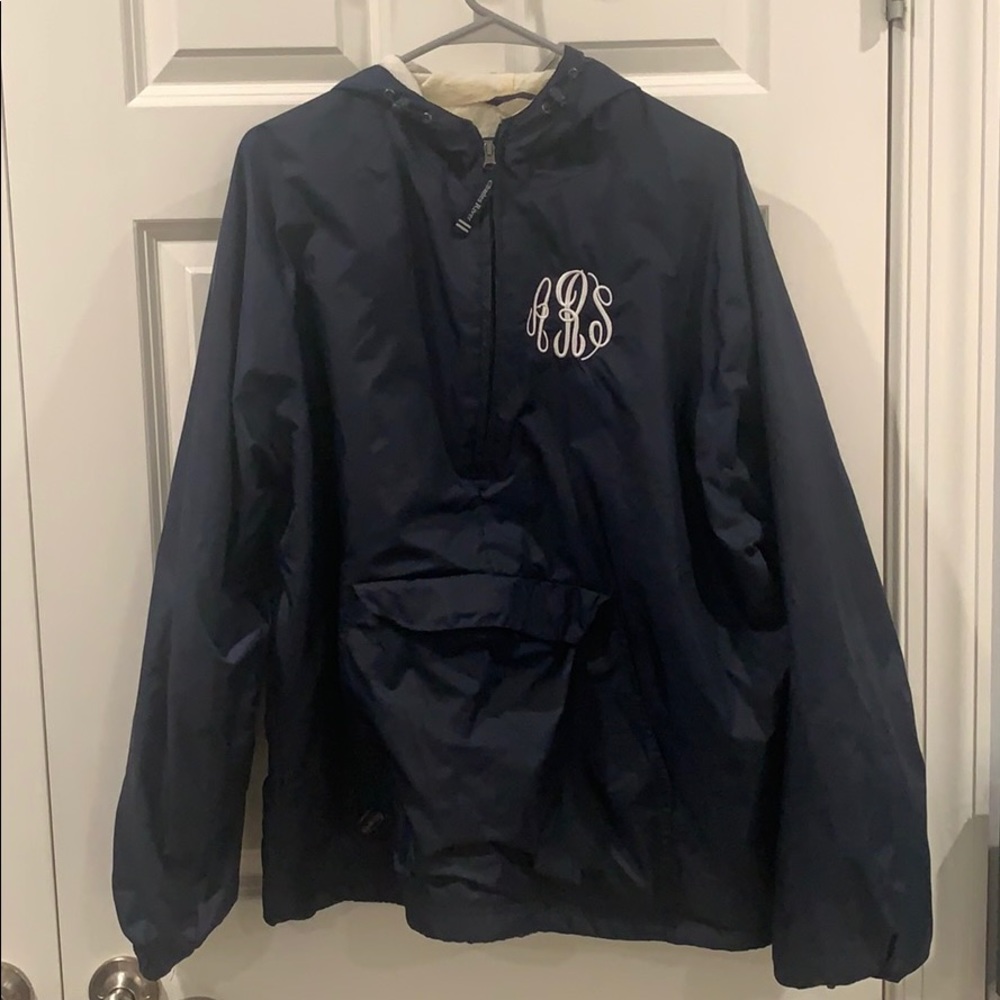 Charles River Packable Pullover Rain Jacket Sz L